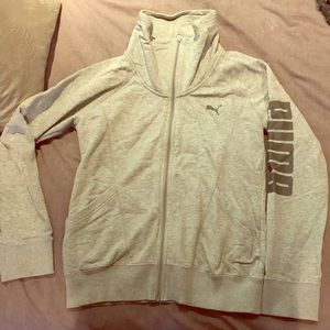 Puma zip sweatshirt